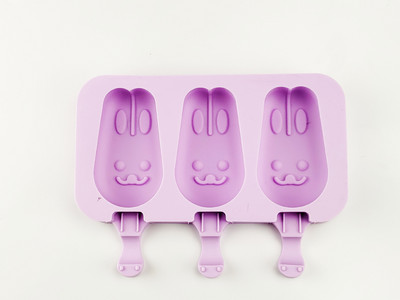 Novi crtani kalup za sladoled od silika gela, vlastiti DIY za kalup