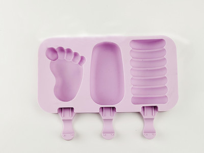 Novi crtani kalup za sladoled od silika gela, vlastiti DIY za kalup