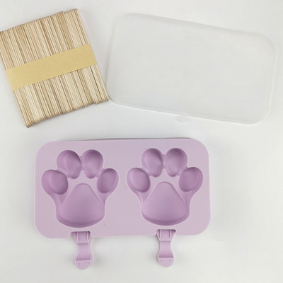 Novi crtani kalup za sladoled od silika gela, vlastiti DIY za kalup