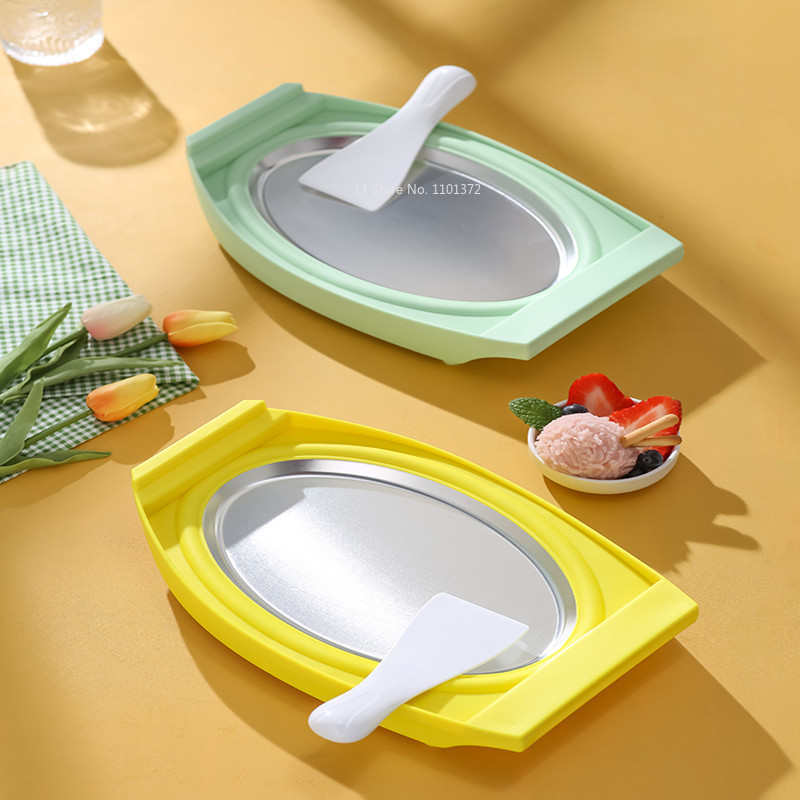 Mașină mică de gheață prăjită de uz casnic Mașină de înghețată prăjită cu fructe DIY pentru copii poate face mașină de înghețată cu iaurt