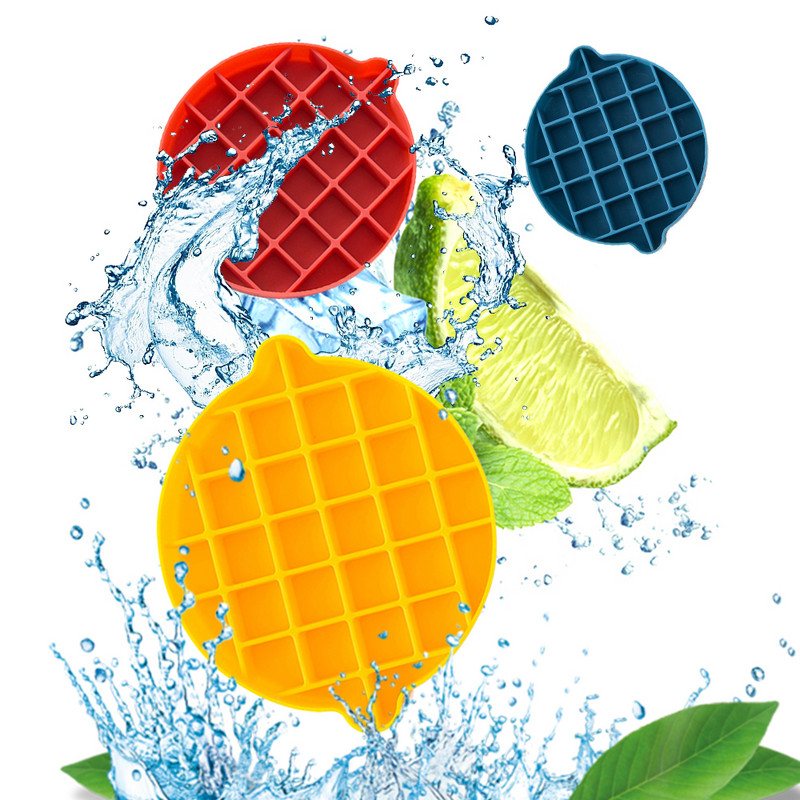 Blocuri de gheață rotunde Mucegai Cutie de gheață Carcasă cu compartiment din silicon de calitate alimentară Produse de uz casnic DIY Blocuri de gheață Mucegai pentru frigider