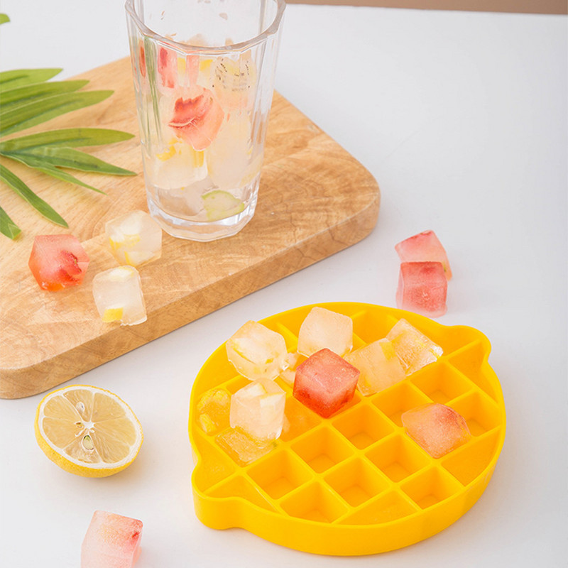 Blocuri de gheață rotunde Mucegai Cutie de gheață Carcasă cu compartiment din silicon de calitate alimentară Produse de uz casnic DIY Blocuri de gheață Mucegai pentru frigider