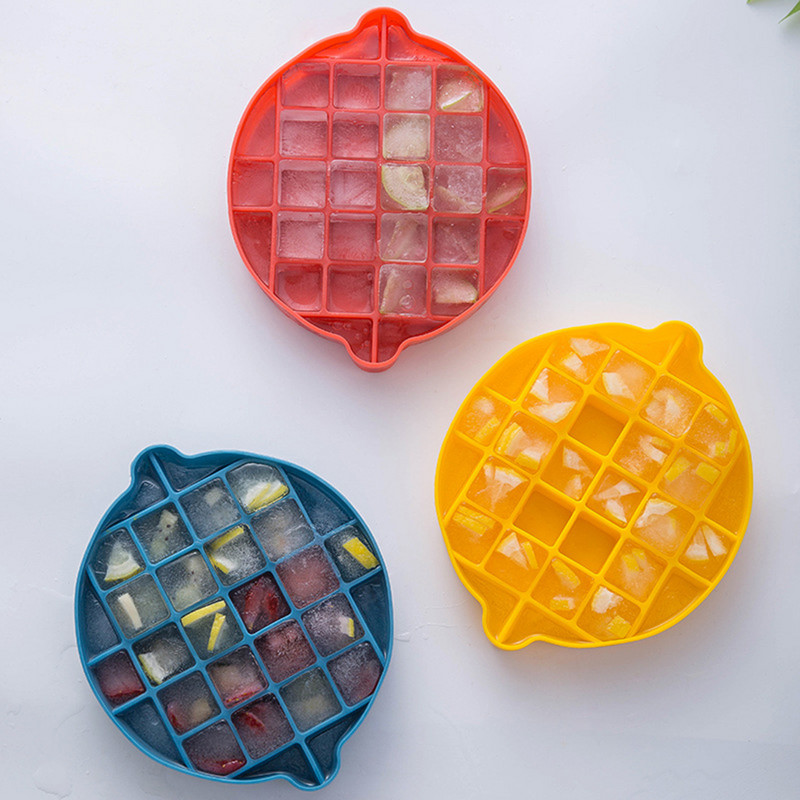 Blocuri de gheață rotunde Mucegai Cutie de gheață Carcasă cu compartiment din silicon de calitate alimentară Produse de uz casnic DIY Blocuri de gheață Mucegai pentru frigider