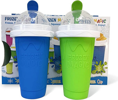Gyorsfagyasztott Magic Smoothies Cup Házi turmixos palack Slush és Shake készítő Gyorshűtő csésze Ice Cream Slushy Maker Cup
