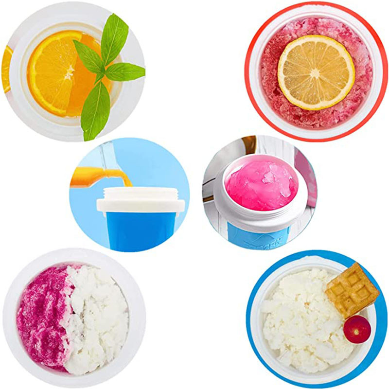 Gyorsfagyasztott Magic Smoothies Cup Házi turmixos palack Slush és Shake készítő Gyorshűtő csésze Ice Cream Slushy Maker Cup