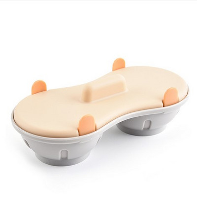 Naujausios kūrybinės mikrobangų krosnelės dvigubo kiaušinių brakonieriaus virimo aparatas.