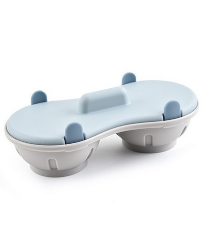 Naujausios kūrybinės mikrobangų krosnelės dvigubo kiaušinių brakonieriaus virimo aparatas.