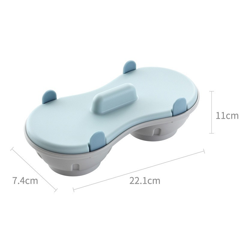 Mikrobangų krosnelė dvigubų kiaušinių brakonierių virimo aparatas.