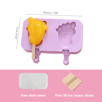 Szilikon fagylaltforma, egyszerű popsiforma, újrafelhasználható fagylaltrúd-sütőformák barkácsoláshoz, sütőformák készítéséhez