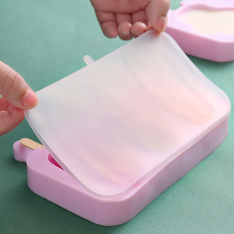 Szilikon fagylaltforma, egyszerű popsiforma, újrafelhasználható fagylaltrúd-sütőformák barkácsoláshoz, sütőformák készítéséhez