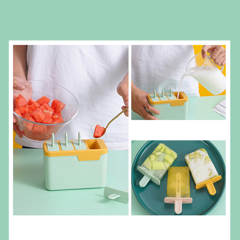 Formă pentru înghețată Mașină de fabricare a gheață magică DIY Mucegai convenabil pentru ghiocei pentru desert Gadget de bucătărie Desert de casă Congelator Unelte pentru gheață de vară