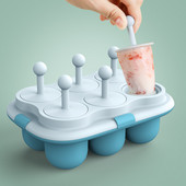 Fagylaltforma Házi készítésű Popsic Fagylalt Popsic Sorbet eszköz Gyermek élelmiszeripari szilikon csiszolótartály