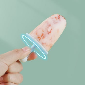 Форма за сладолед Домашно приготвено Popsicle Ice Cream Popsicle Sorbet Инструмент Детски хранителен силиконов абразивен контейнер