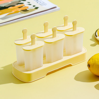 Fagylaltforma Házi készítésű Popsic Fagylalt Popsic Sorbet eszköz Gyermek élelmiszeripari szilikon csiszolótartály