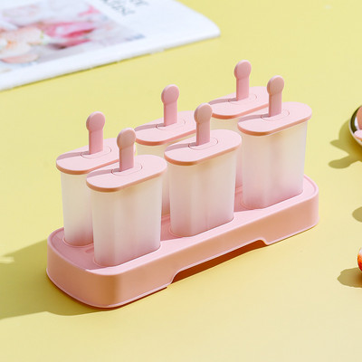 Fagylaltforma Házi készítésű Popsic Fagylalt Popsic Sorbet eszköz Gyermek élelmiszeripari szilikon csiszolótartály