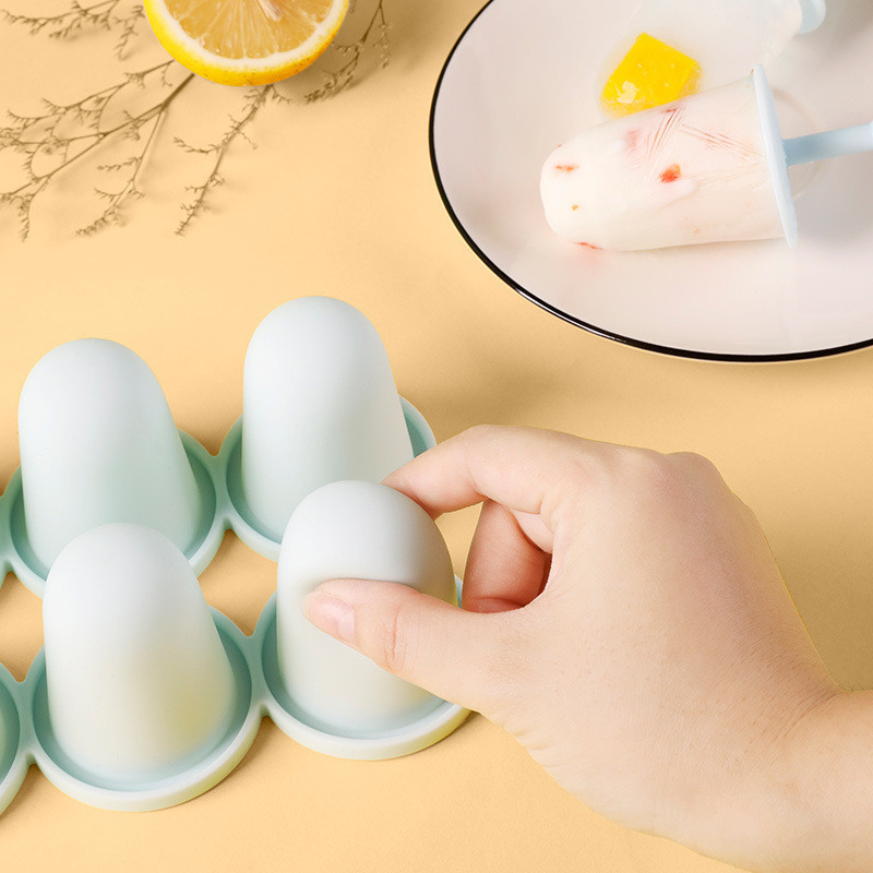 Fagylaltforma Házi készítésű Popsic Fagylalt Popsic Sorbet eszköz Gyermek élelmiszeripari szilikon csiszolótartály