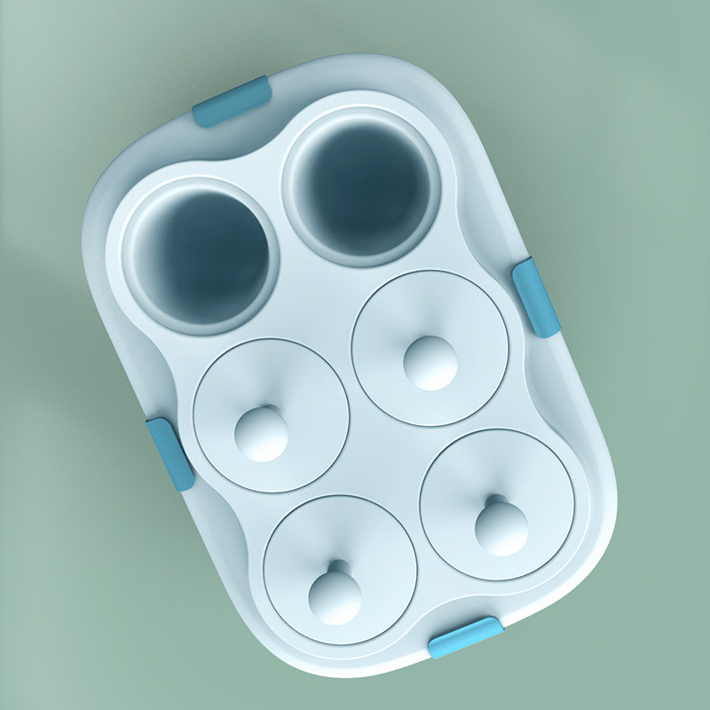 Fagylaltforma Házi készítésű Popsic Fagylalt Popsic Sorbet eszköz Gyermek élelmiszeripari szilikon csiszolótartály