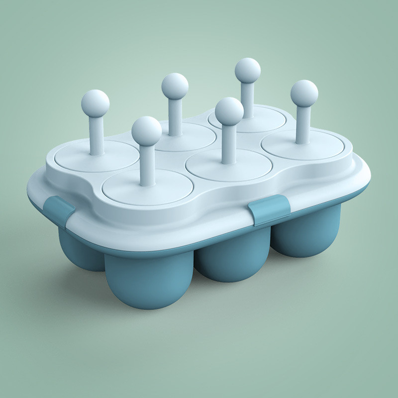 Fagylaltforma Házi készítésű Popsic Fagylalt Popsic Sorbet eszköz Gyermek élelmiszeripari szilikon csiszolótartály