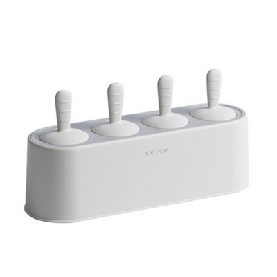 Home Set de 4 bucăți Mașină de gătit pentru palete din silicon de casă Forme pentru înghețată cu eliberare ușoară Forme reutilizabile pentru bucătărie DIY