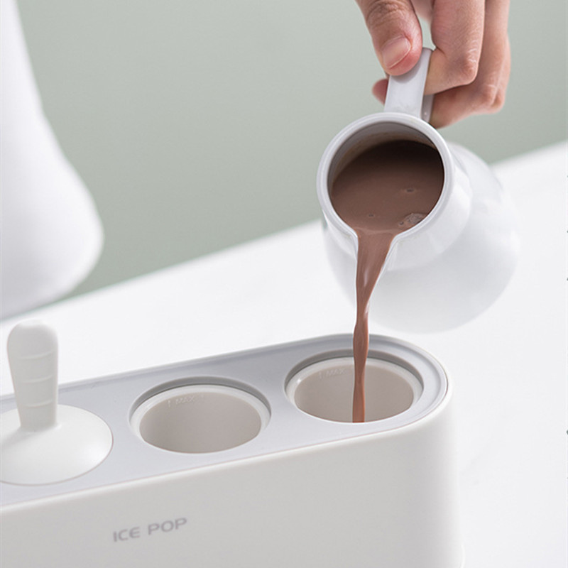 Home Set de 4 bucăți Mașină de gătit pentru palete din silicon de casă Forme pentru înghețată cu eliberare ușoară Forme reutilizabile pentru bucătărie DIY