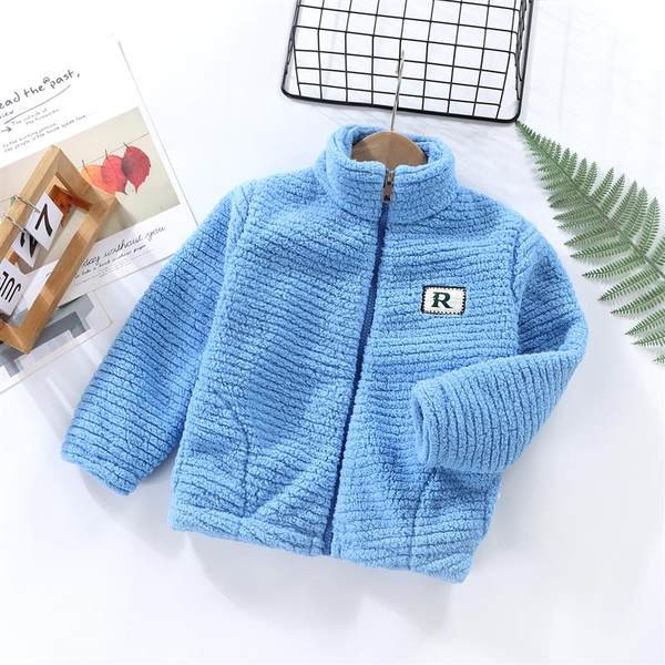 Hanorac pentru copii model nou cu guler inalt pentru fete