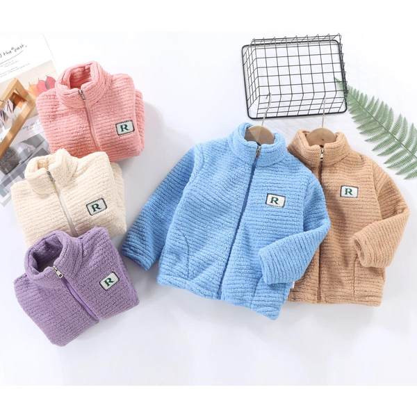 Hanorac pentru copii model nou cu guler inalt pentru fete