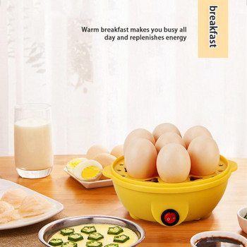 Αυγά κουζίνας ατμομάγειρα Κοτόπουλο σε σχήμα ηλεκτρικό 7 τρύπες Αυγό βραστήρας Κουζίνα Creative Home Κοιτώνας Egg Appliances Steamer Dropship