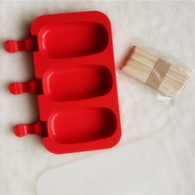 Naujos silikoninės ledų formelės popsicle formelės „pasidaryk pats“ naminis desertinis šaldiklis vaisių sulčių ledų formavimo formelės su pagaliukais