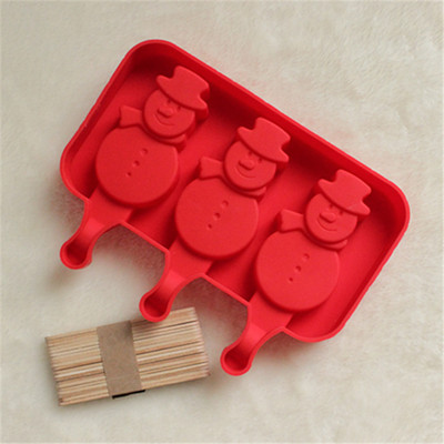 Naujos silikoninės ledų formelės popsicle formelės „pasidaryk pats“ naminis desertinis šaldiklis vaisių sulčių ledų formavimo formelės su pagaliukais