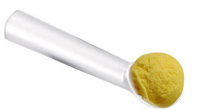 Livrare gratuită Scoop pentru înghețată Lingură pentru fabricarea de bile pentru înghețată Anti-aderență Anti-îngheț Aliaj de aluminiu (00102)