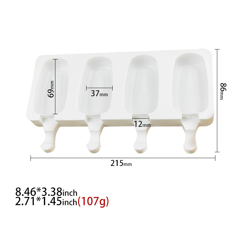 Kuhinjski pribor Ljetni pladanj Silikonski smrznuti led 50 komada/komadu Mini sladoledni sok Silikonski kalup za sladoled Kalup za sladoled