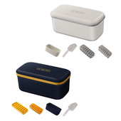 2022 Tavi de gheata-Set de recipiente de depozitare pentru gheata cu eliberare usoara cu matrite cu capac de blocare Recipiente de gheata pentru congelator cu capac Producator de gheata