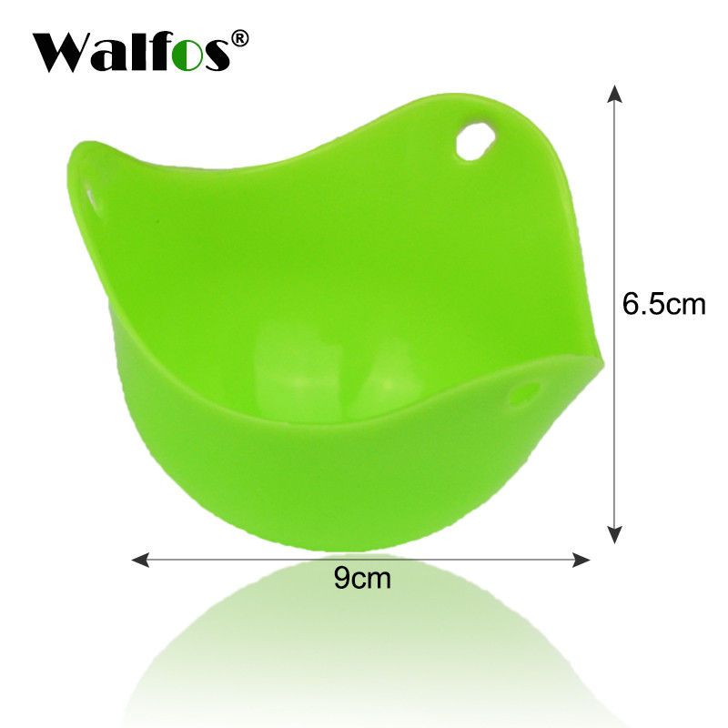 WALFOS Magazin de ouă din silicon de calitate alimentară Tigaie pentru coacere Formă pentru ouă Ustensile de copt Tavă cu abur Bol Formă pentru ou fiert poșat Accesorii pentru bucătărie
