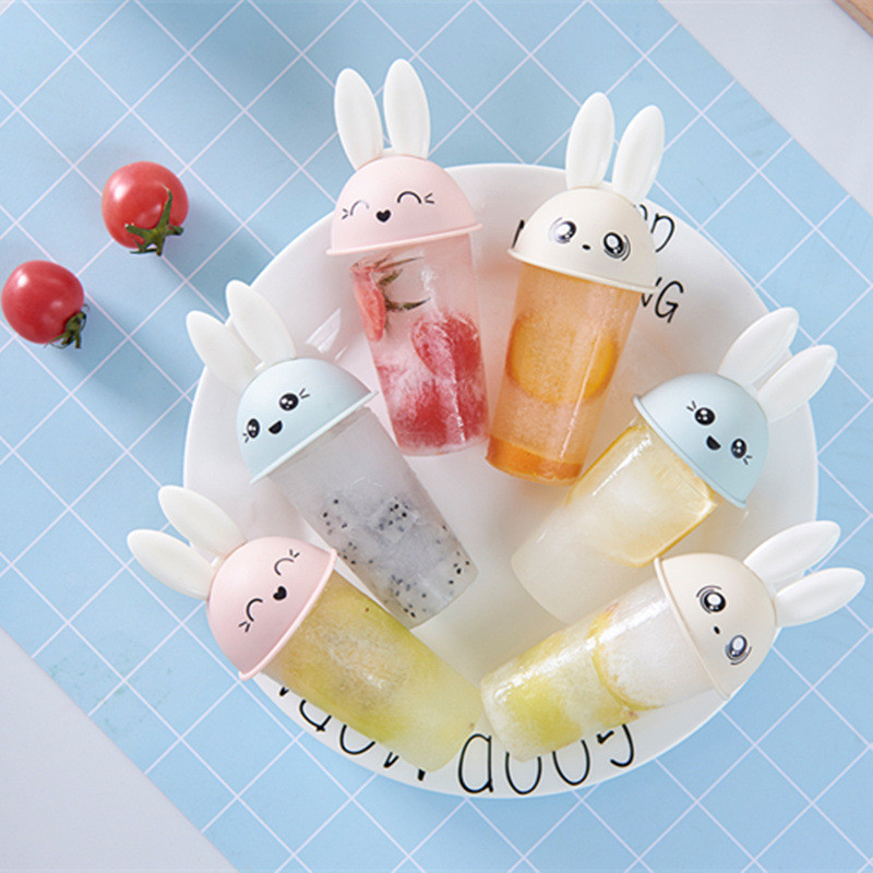 CHEEREVEAL de casă DIY sănătos Popsicle Înghețată Instrumente de turnare Cutie de gheață din plastic pentru desene animate Popsicle Ice Grid 4 Grid 6 Grid 8 Grid