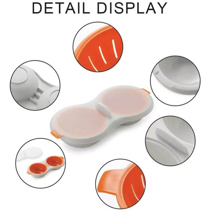 Cuptor cu microunde Pozator de ouă Cupă dublă Boiler de calitate alimentară Strat de scurgere Vase de gătit aburite Aragaz Accesorii de bucătărie Instrumente