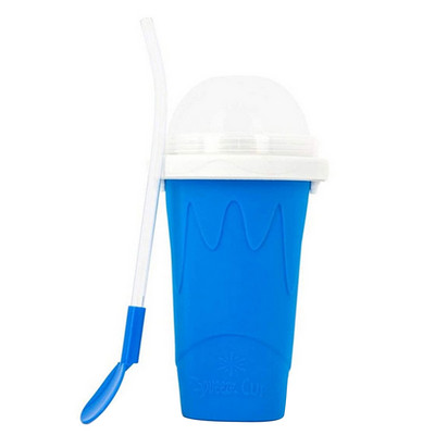 Cupe pentru smoothie congelate rapid Slushy inghetata Maker Milkshake Cupă de răcire Silicone stoarce Slushy Cup DIY Băuturi congelate de casă