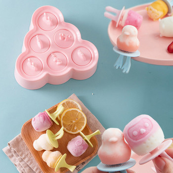 Ice Cream Ice Pops Mold φορητό Food grade Popsicle Mold Ball Maker Baby DIY Συμπλήρωμα διατροφής Εργαλεία Αξεσουάρ σέικ φρούτων