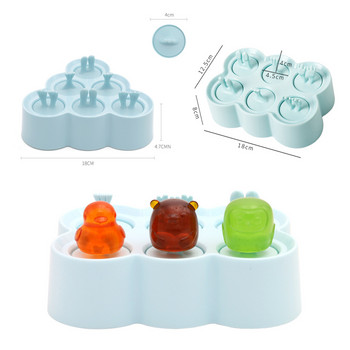 Ice Cream Ice Pops Mold φορητό Food grade Popsicle Mold Ball Maker Baby DIY Συμπλήρωμα διατροφής Εργαλεία Αξεσουάρ σέικ φρούτων