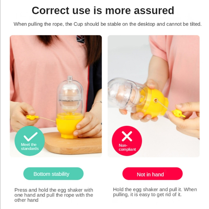 Mješalica za žumanjak, bjelanjak, mućkalica, mućkalica, ručno povlačenje, ručni blender, centrifuga