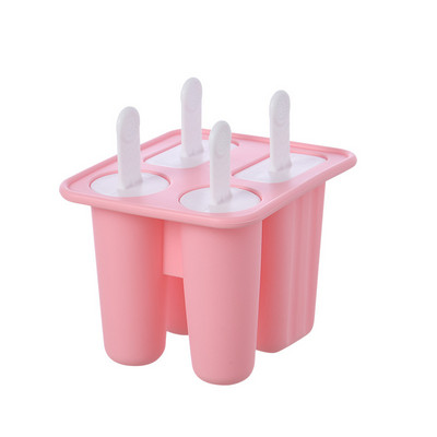 Formă pentru înghețată din silicon Forme pentru ghivece Forme pentru gheață Cutie de gheață realizată manual cu capac Căzi de înghețată de casă creative de vară