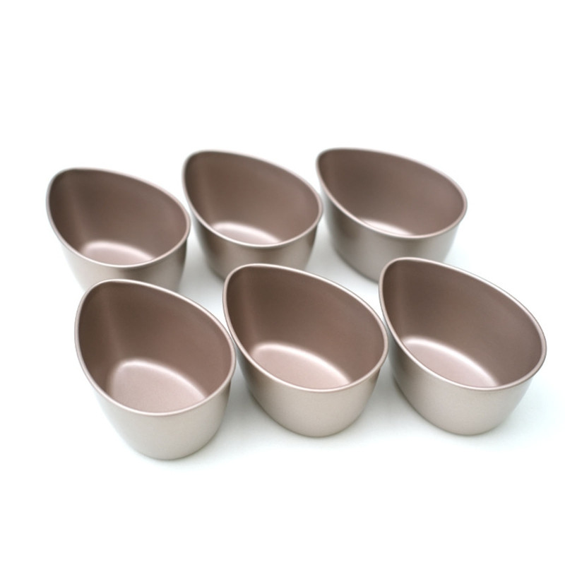 2 kom. Čašice za poširanje jaja od ugljičnog čelika Mini čašice za poširanje jaja Posuđe za kuhanje Zdjela za kalupe za jaja Kreativni alati za kuhanje jaja