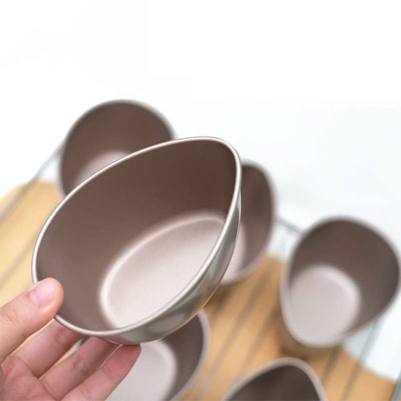 2 kom. Čašice za poširanje jaja od ugljičnog čelika Mini čašice za poširanje jaja Posuđe za kuhanje Zdjela za kalupe za jaja Kreativni alati za kuhanje jaja
