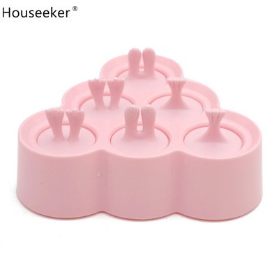 Biztonságos élelmiszer minőségű szilikon jég nyalóka formák fagylalt formakészlet aranyos rajzfilm otthoni barkácsolás baba gyerekeknek felnőttek popsaforma készítő készlet