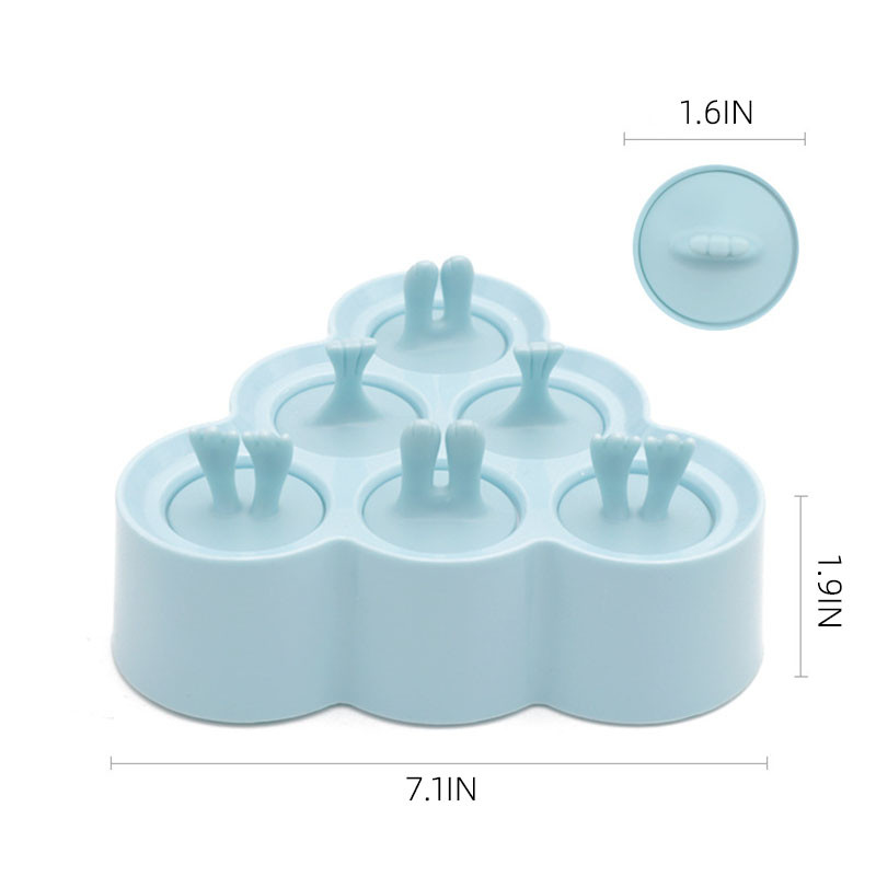 Biztonságos élelmiszer minőségű szilikon jég nyalóka formák fagylalt formakészlet aranyos rajzfilm otthoni barkácsolás baba gyerekeknek felnőttek popsaforma készítő készlet