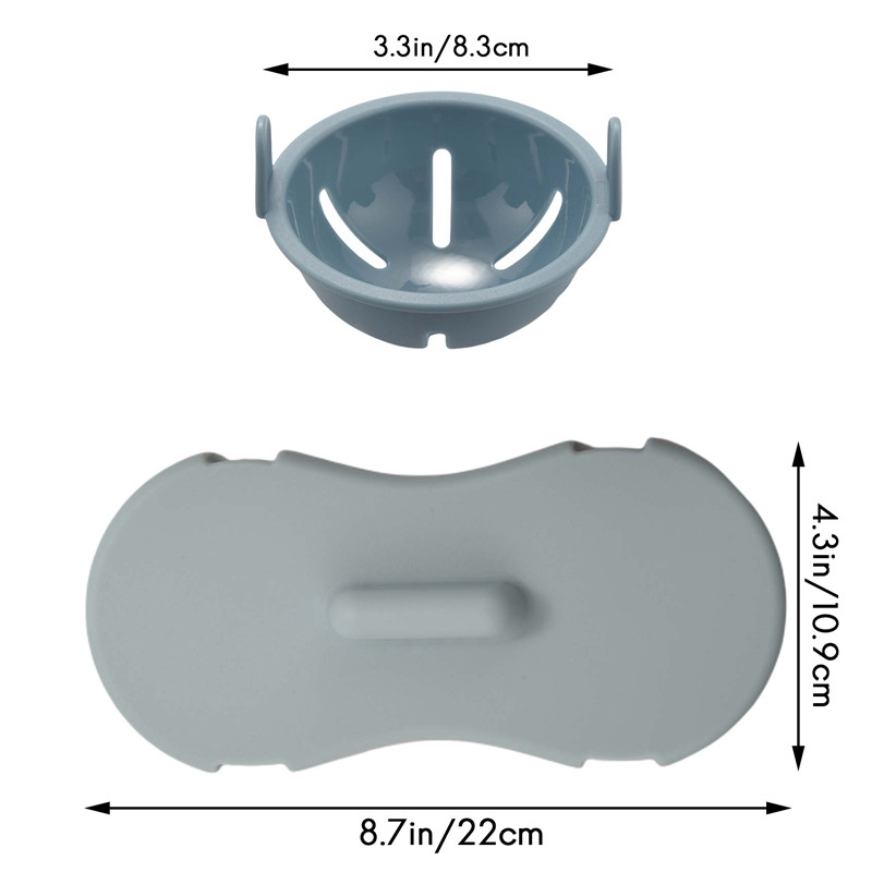Braconier de ouă la cuptor cu microunde, Mașină de gătit ouă, Produs de ouă Poșat Aburit de ouă Gadget de bucătărie Cadou de Ziua Mamei