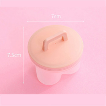 4 τμχ/Σετ Cute Egg Boiler Plastic Egg Poacher Set Κουζίνα Egg Cooker Tools Φόρμα αυγών με βούρτσα με καπάκι Pancake maker