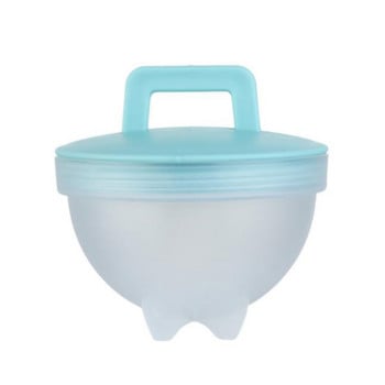 4 τμχ/Σετ Cute Egg Boiler Plastic Egg Poacher Set Κουζίνα Egg Cooker Tools Φόρμα αυγών με βούρτσα με καπάκι Pancake maker