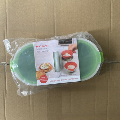 Cuptor cu microunde Poacher Ouă Fier cu aburi Cupă dublă Set de ouă la abur Unelte creative de gătit Cuptoare Formă pentru gătit