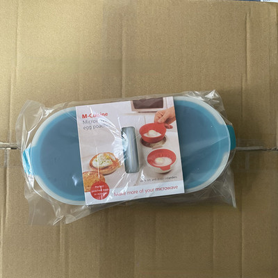 Cuptor cu microunde Poacher Ouă Fier cu aburi Cupă dublă Set de ouă la abur Unelte creative de gătit Cuptoare Formă pentru gătit