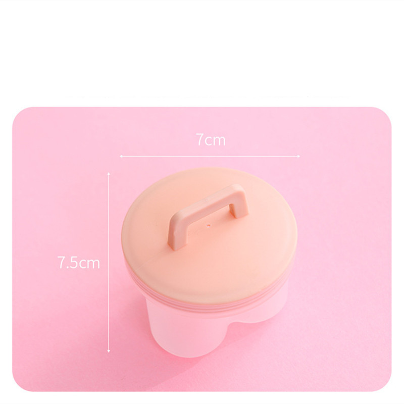 4 bucăți/set drăguț pentru braconaj de ouă din plastic, cazan de ouă de bucătărie, unelte de gătit, unelte pentru forma de matriță de ouă, cu capac, perie, clătite